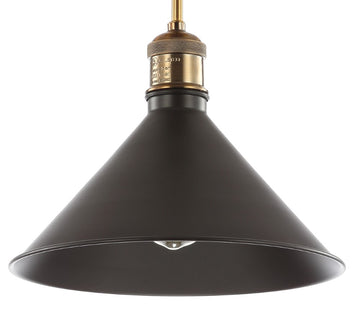 Nick 11" Metal LED Semi Flush Mount - JONATHAN Y
